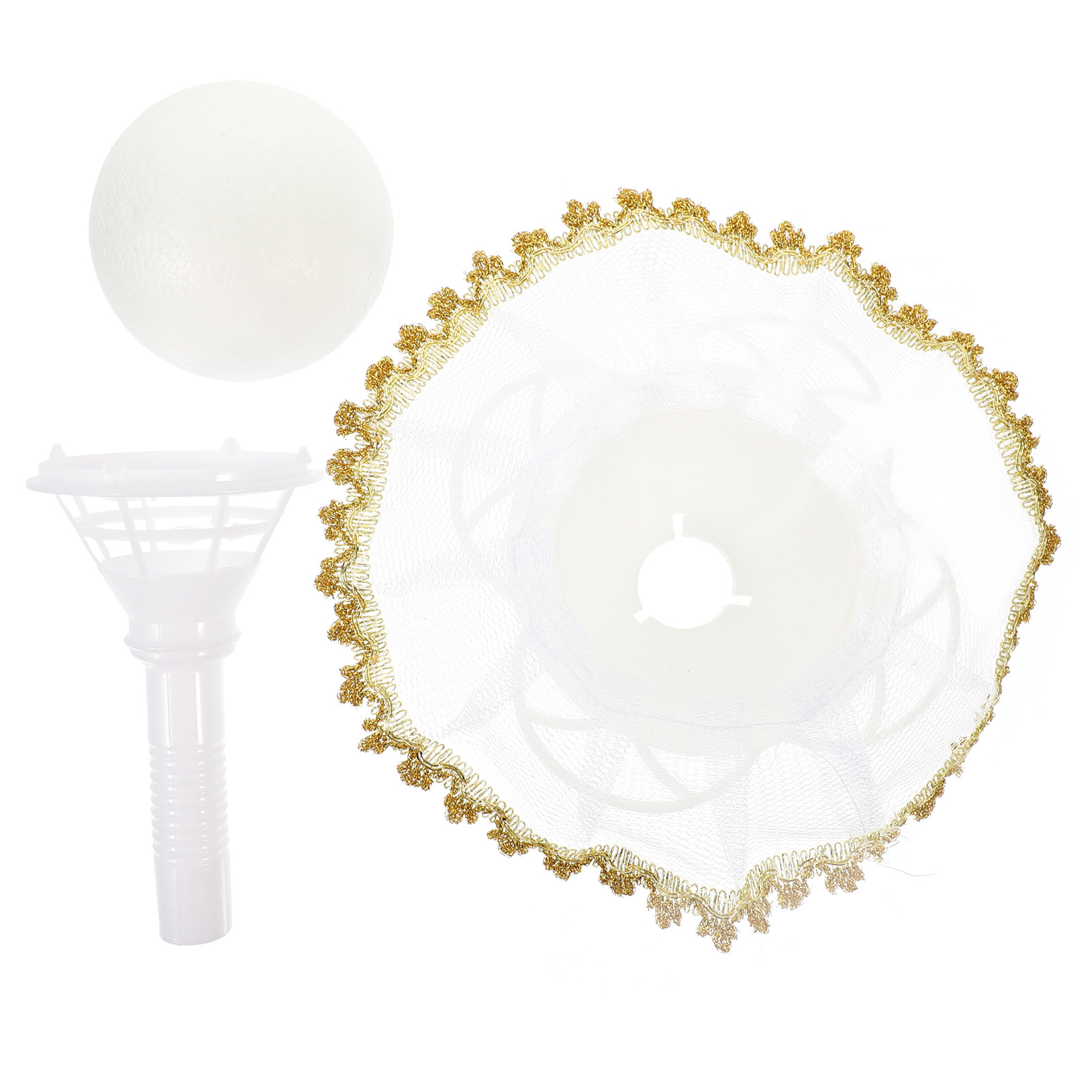 Bouquet Holder Foam - 1Set Bridal Bouquet Holder Semi-Sphere Floral