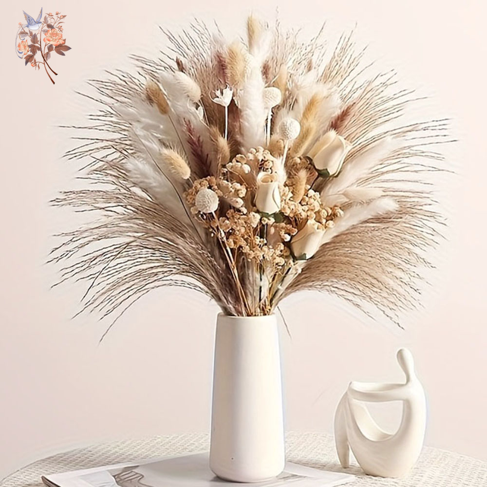 Florist Supply Vases - 80Pcs Artificial Dried Flowers Bouquet for