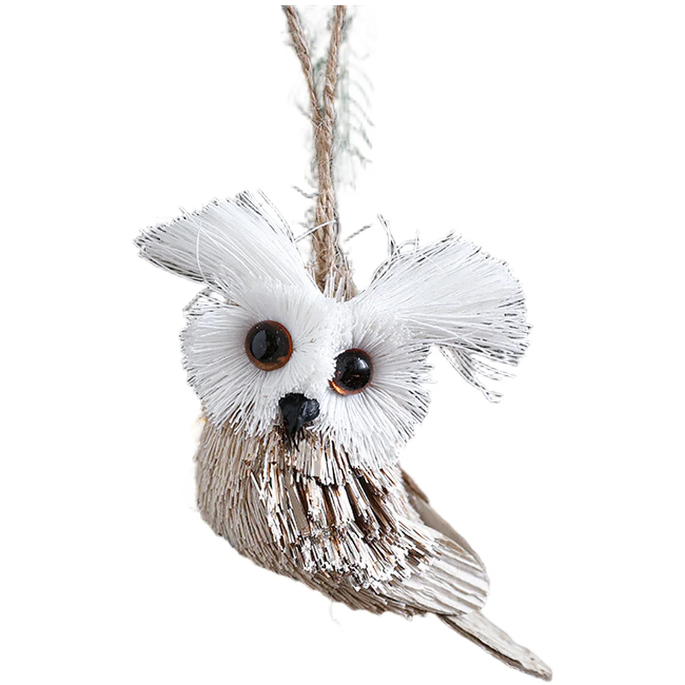 Twine Jute Natural - Natural Straw And Foam Elk Ornament