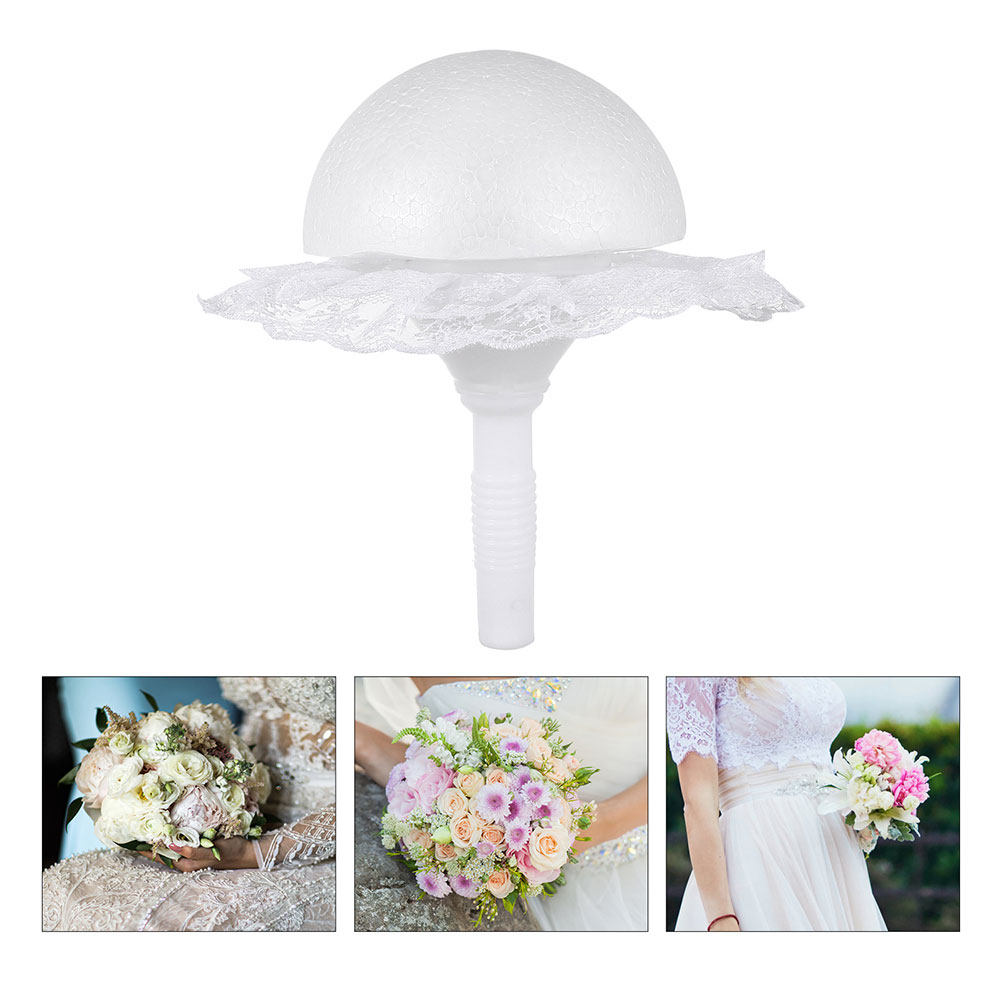 Bouquet Holder Foam - 1Set Half Ball Foam Bouquet Holder