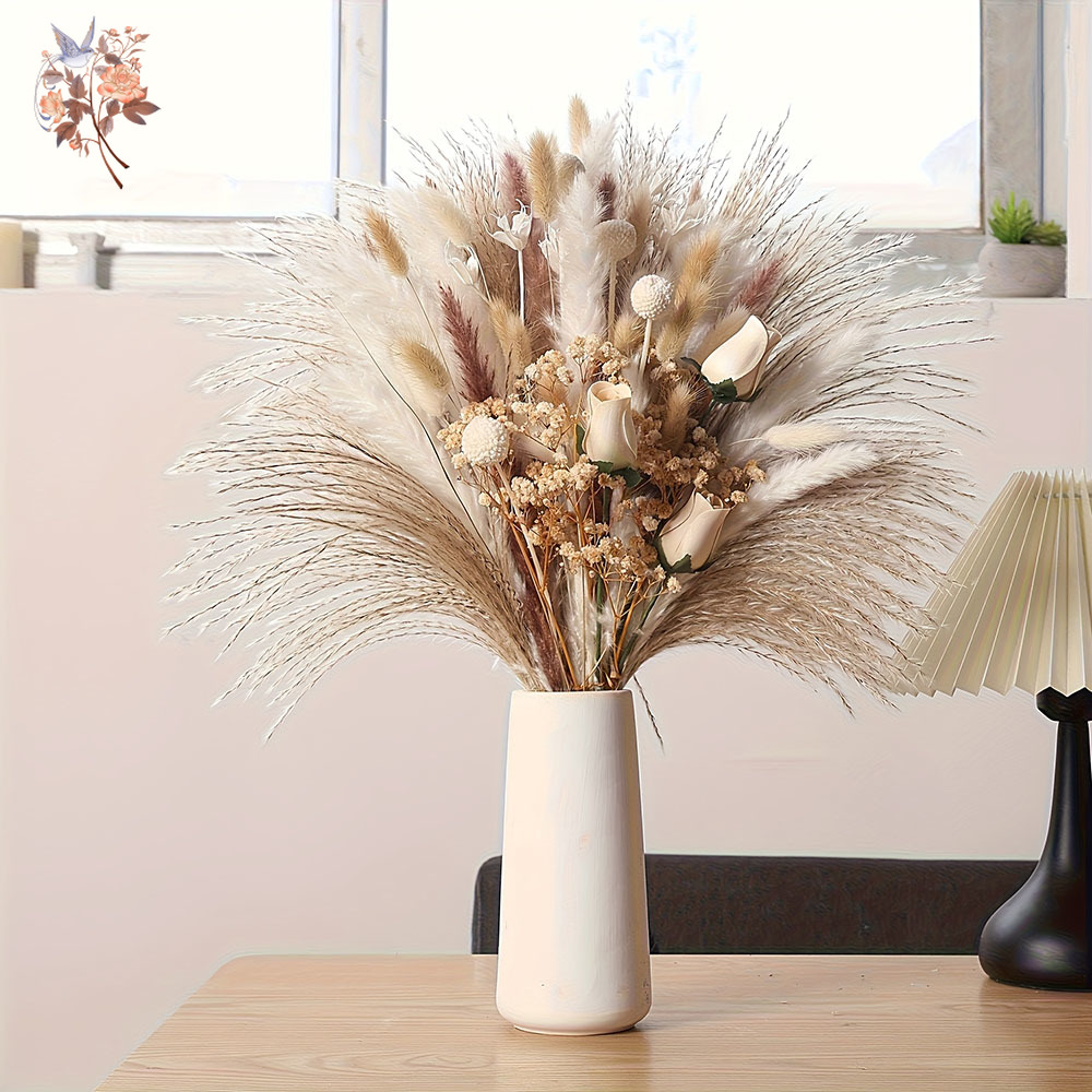 80Pcs Artificial Dried Flowers - Florist Supply Vases review and price
