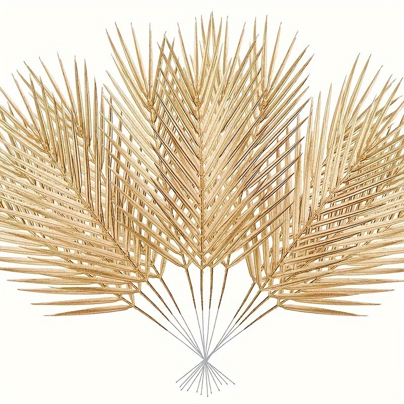 5pcs Golden Artificial Palm Le - Florist Supply Vases review and price
