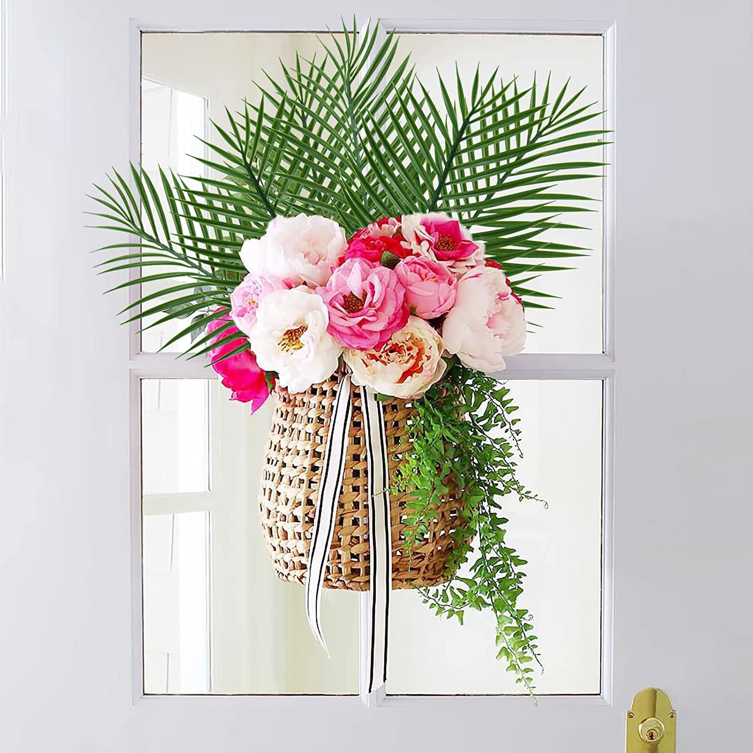 5pcs Golden Artificial Palm Le - Florist Supply Vases review and price