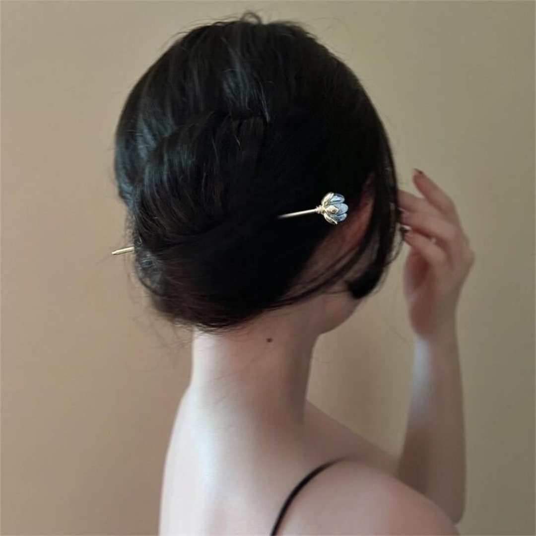 Blue Flower Hairpin, Daily Hai - Florist Supplies review and price