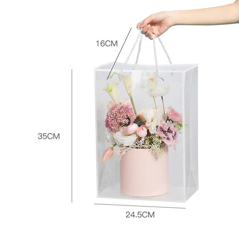 Transparent Tote Bag Flower Bo - Longs Florist Supply review and price
