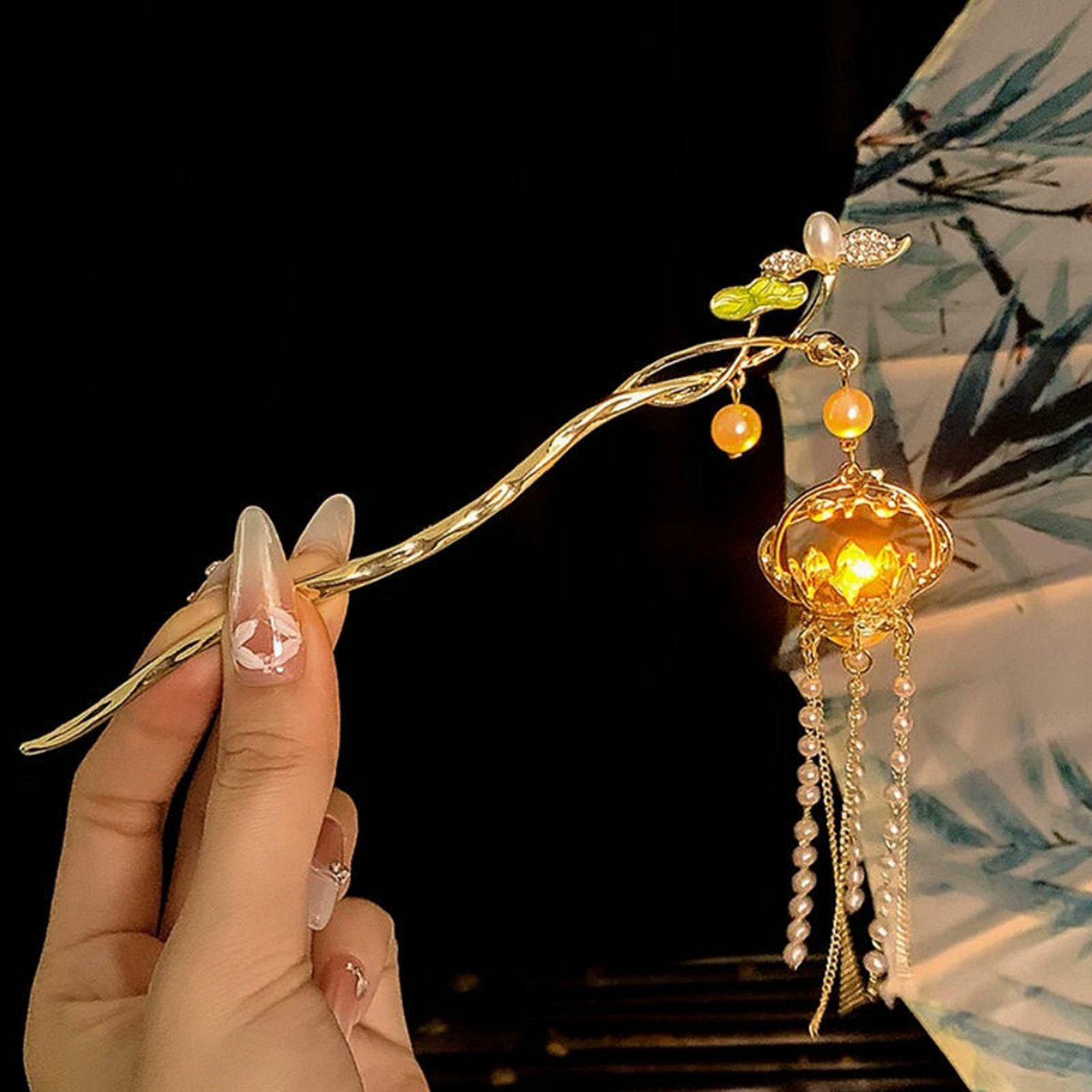 Luminous Flower Hairpin For Wo - Florist Supplies review and price