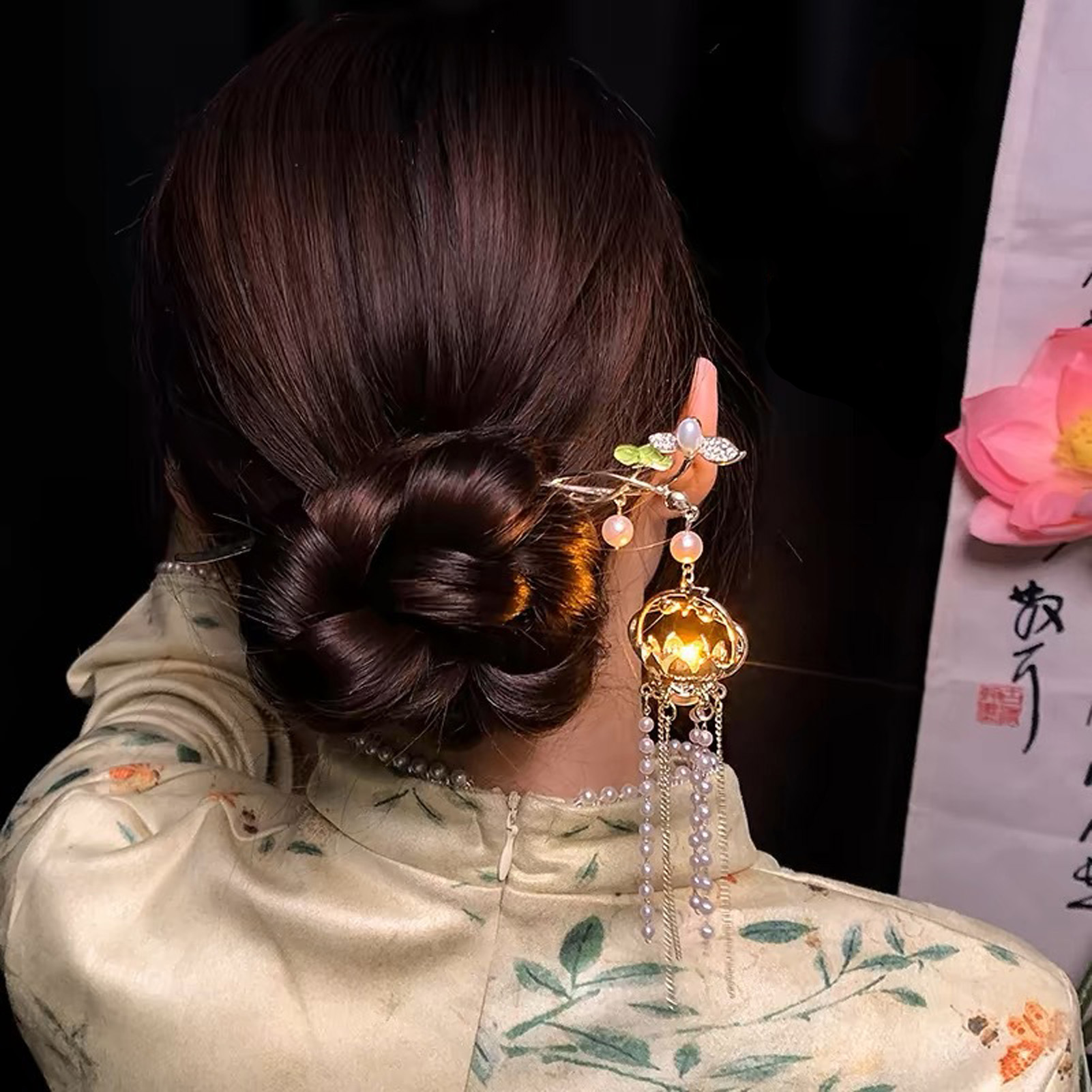 Luminous Flower Hairpin For Wo - Florist Supplies review and price
