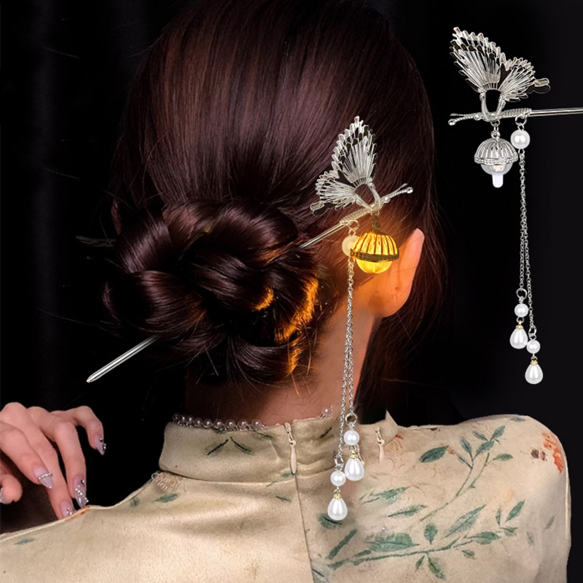 Luminous Flower Hairpin For Wo - Florist Supplies review and price